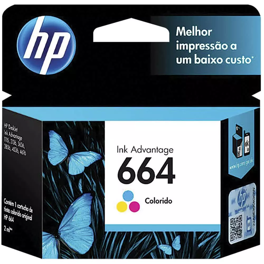 Tinta 664 Tricolor HP® Compatible con 2675 / 3375 / 3787 / 1115