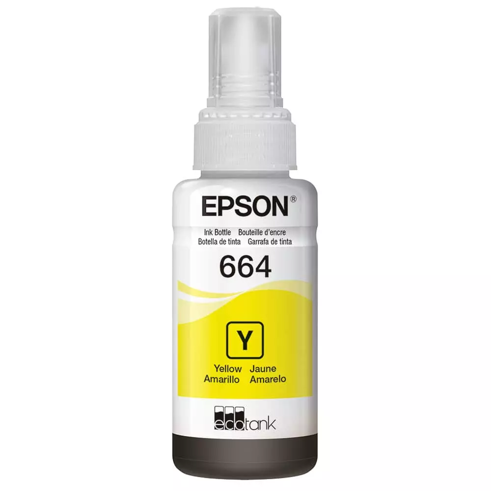 Tinta T664 Amarillo Epson® Compatible con L310 / 380 / 395 / 575
