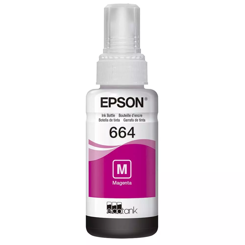 Tinta T664 Magenta Epson® Compatible con L310 / 380 / 395 / 575