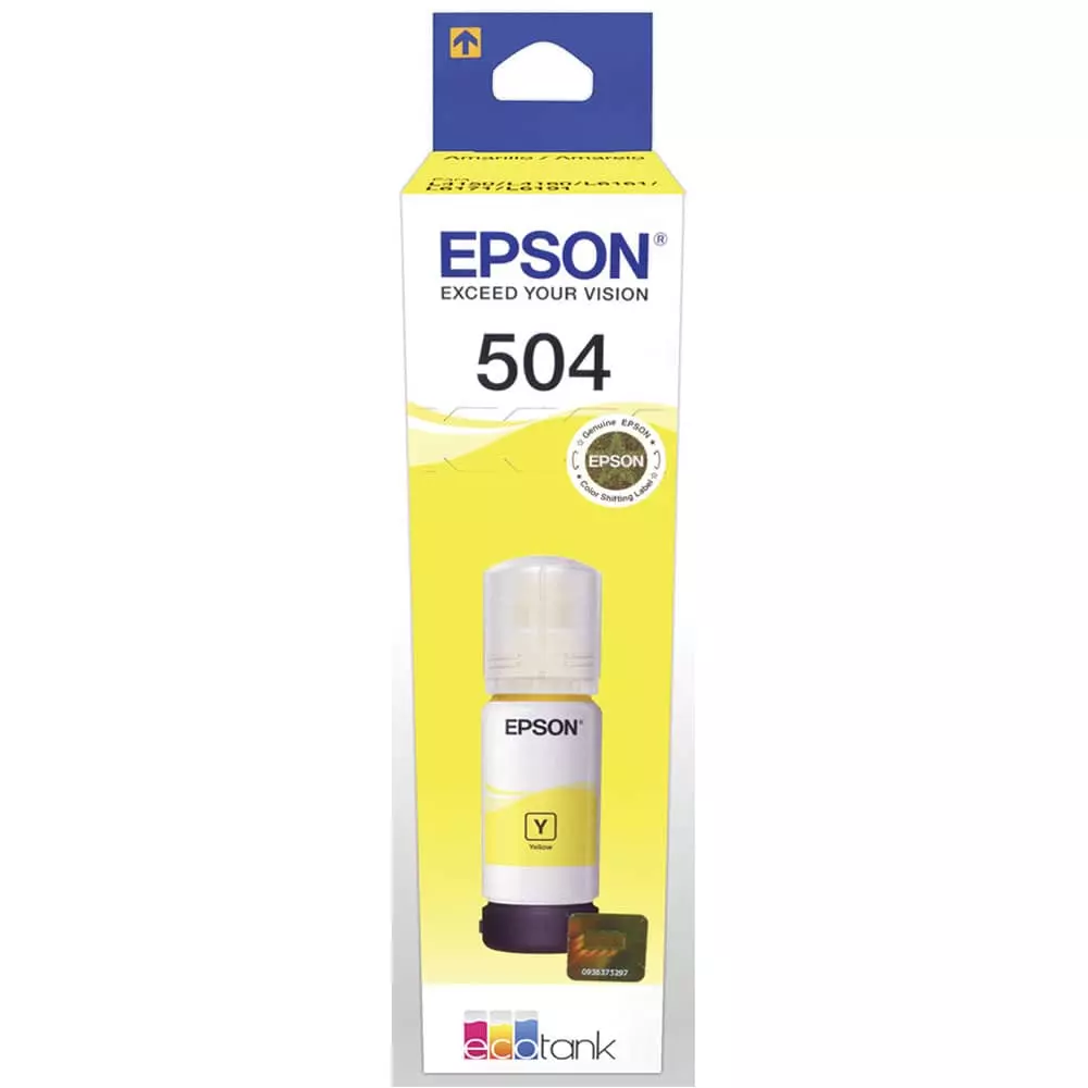 Tinta T504 Amarillo Epson® Compatible con L4150 / L4160