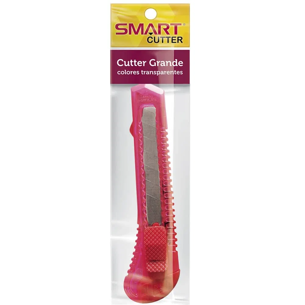 Cutter Navaja Grande Transparente Bolsa Smart®