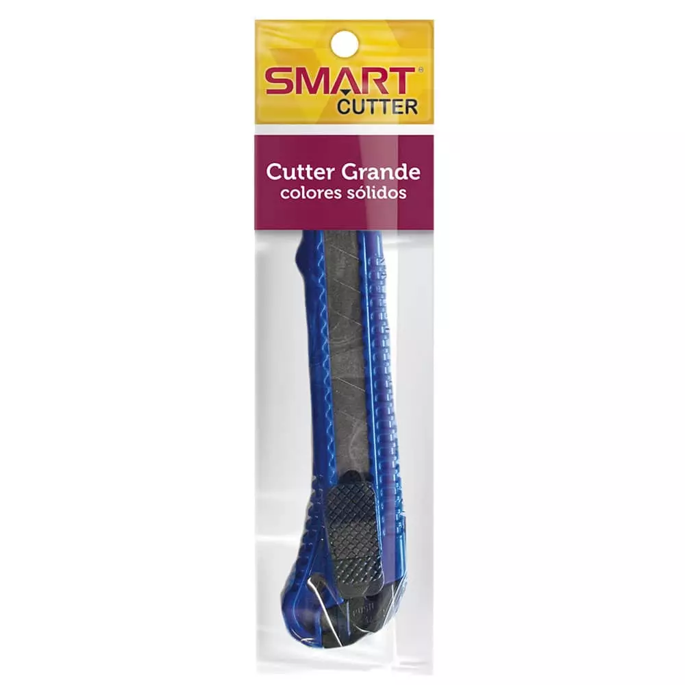 Cutter Navaja Grande Color Sólido Bolsa Smart®