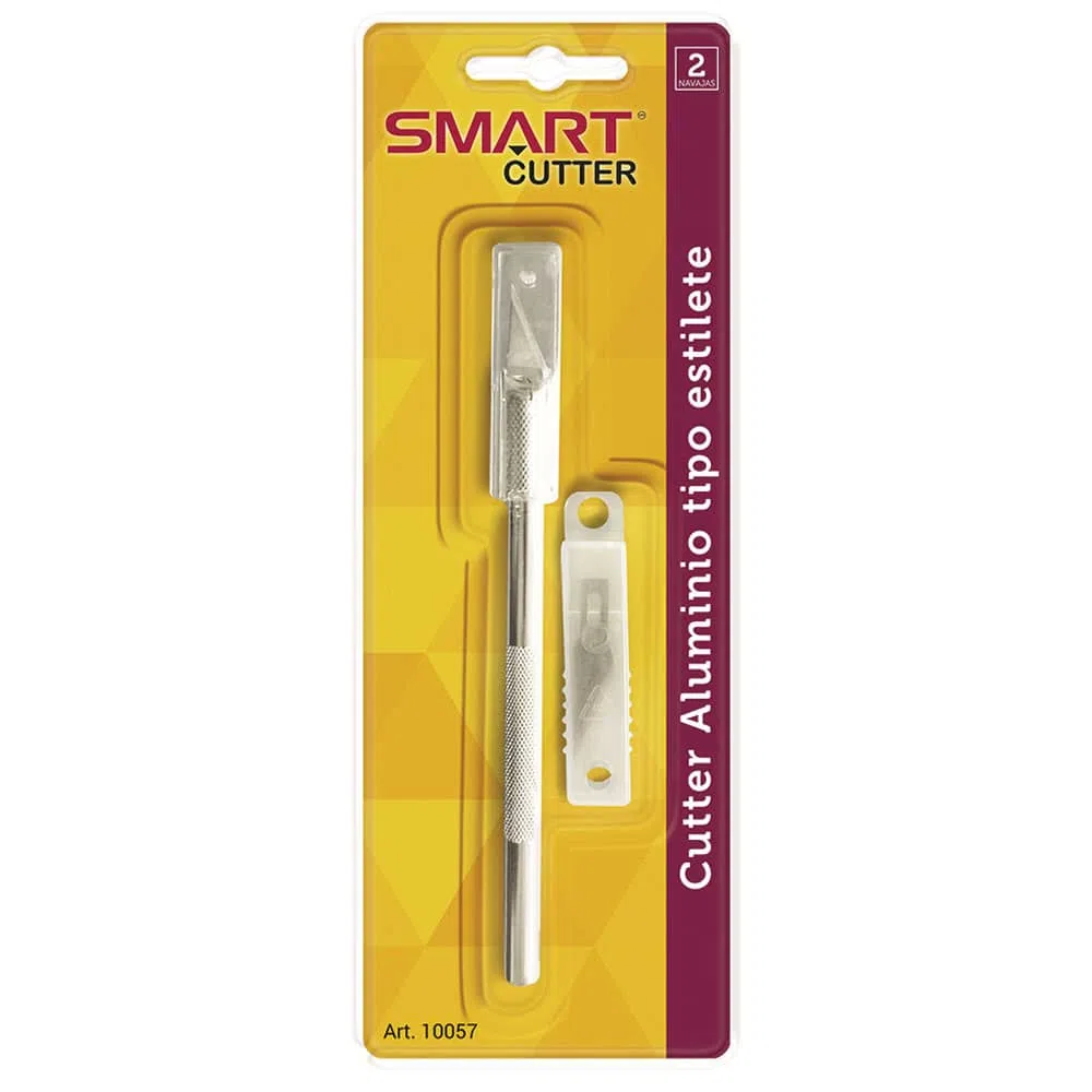 Cutter Navaja de Aluminio Estilete Blíster Smart®