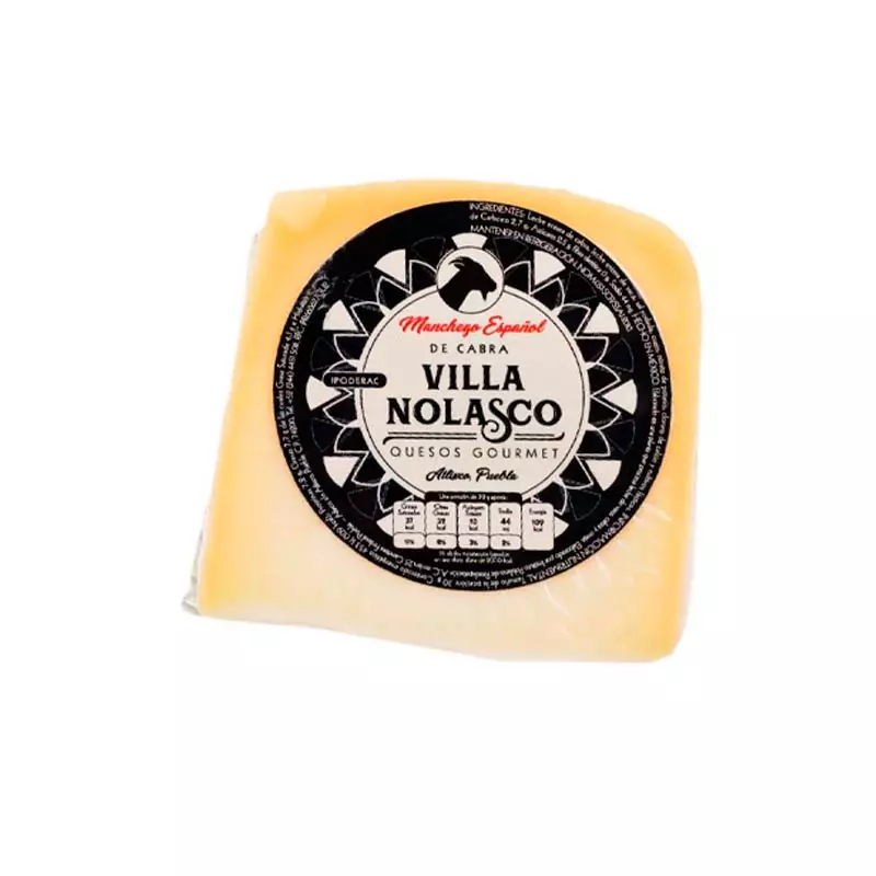 Queso Manchego Tipo Español Madurado (CABRA) Villa Nolasco® PRECIO POR KILO (SOBRE PEDIDO)