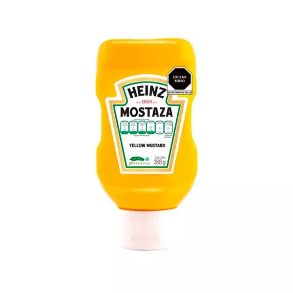 Mostaza Amarilla Plástico Heinz® 368 gr