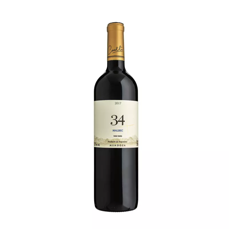 Vino Tinto 34 Malbec 750 ml