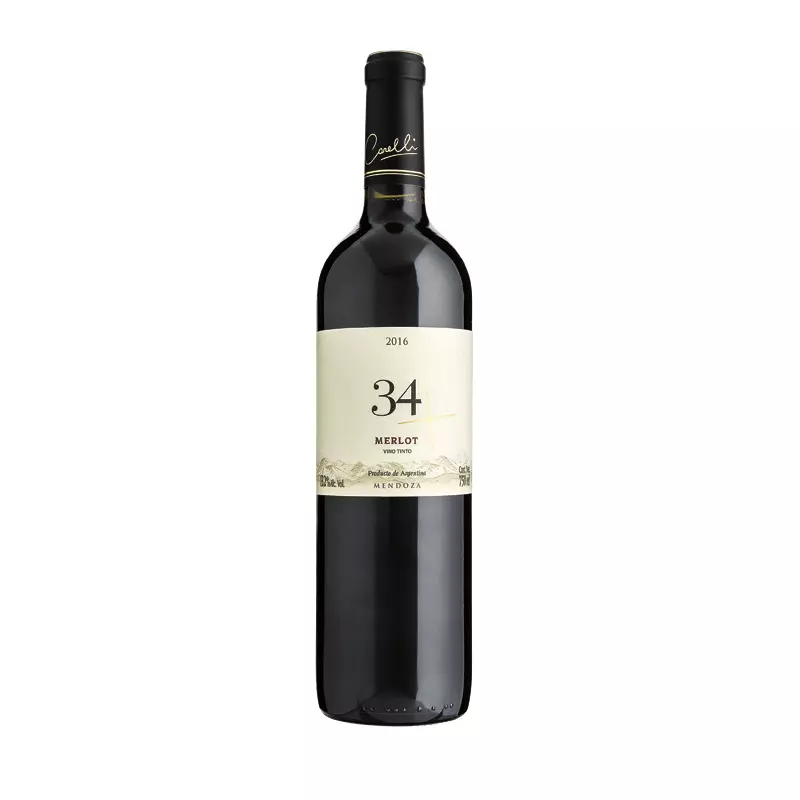Vino Tinto 34 Merlot 750 ml
