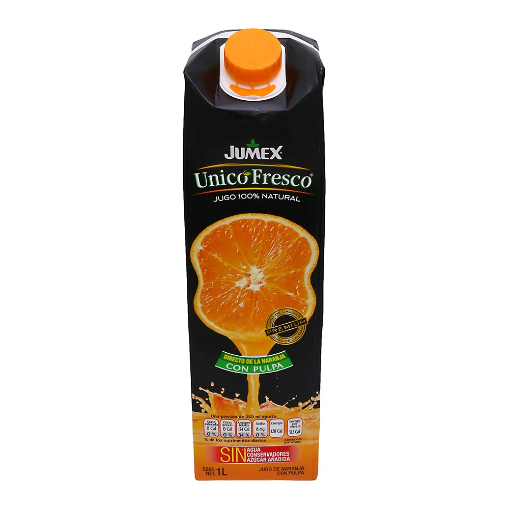 Jugo de Naranja Único Jumex® 1 lt Con Pulpa