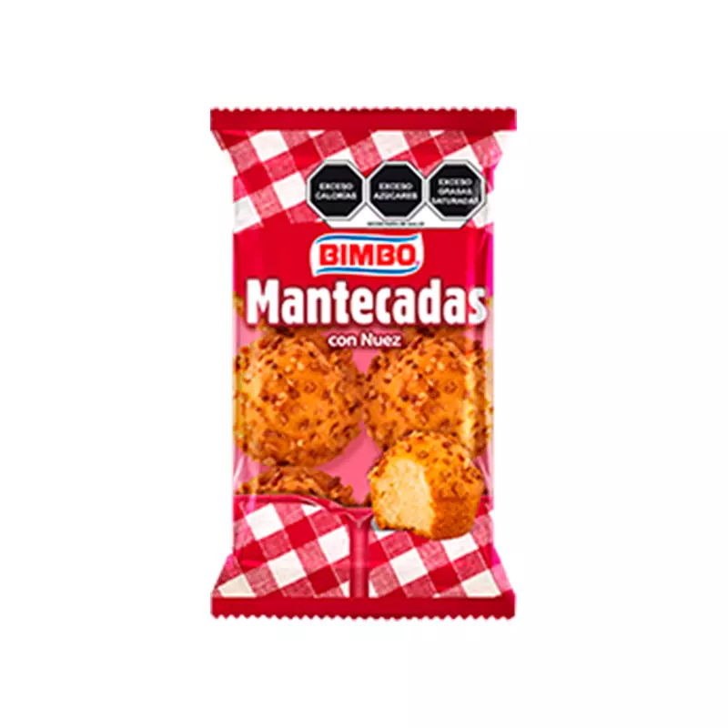 Mantecadas de Nuez Bimbo 6 Piezas