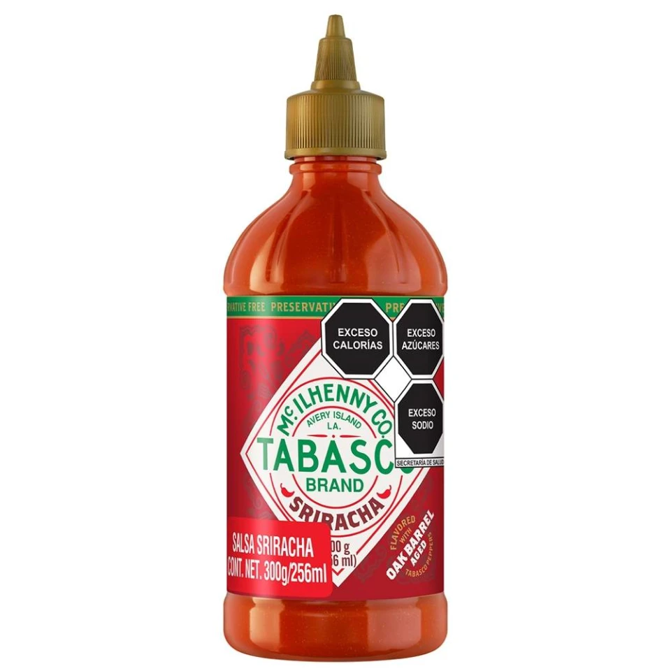 Salsa Tabasco® Sriracha Botella 256 ml