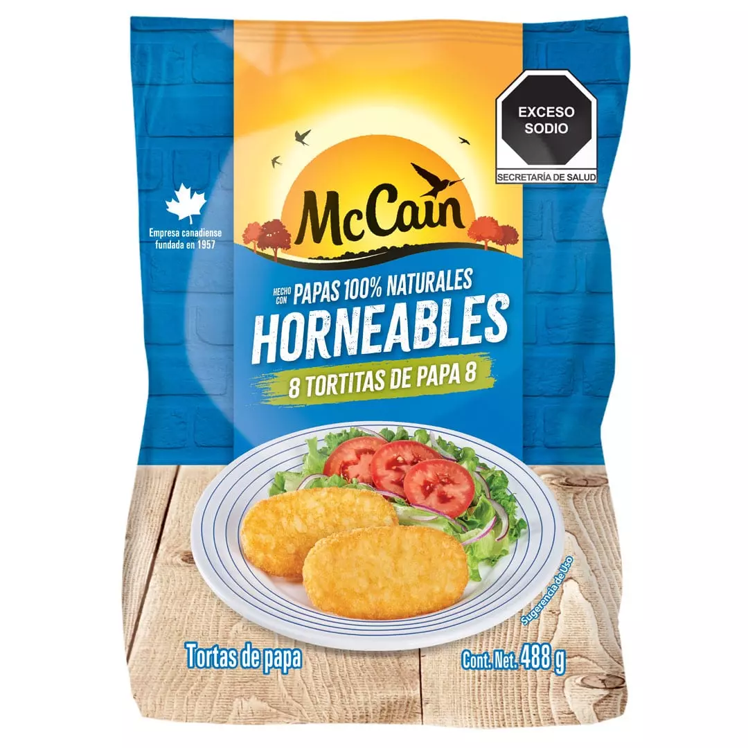 Tortitas de Papa McCain 488 gr