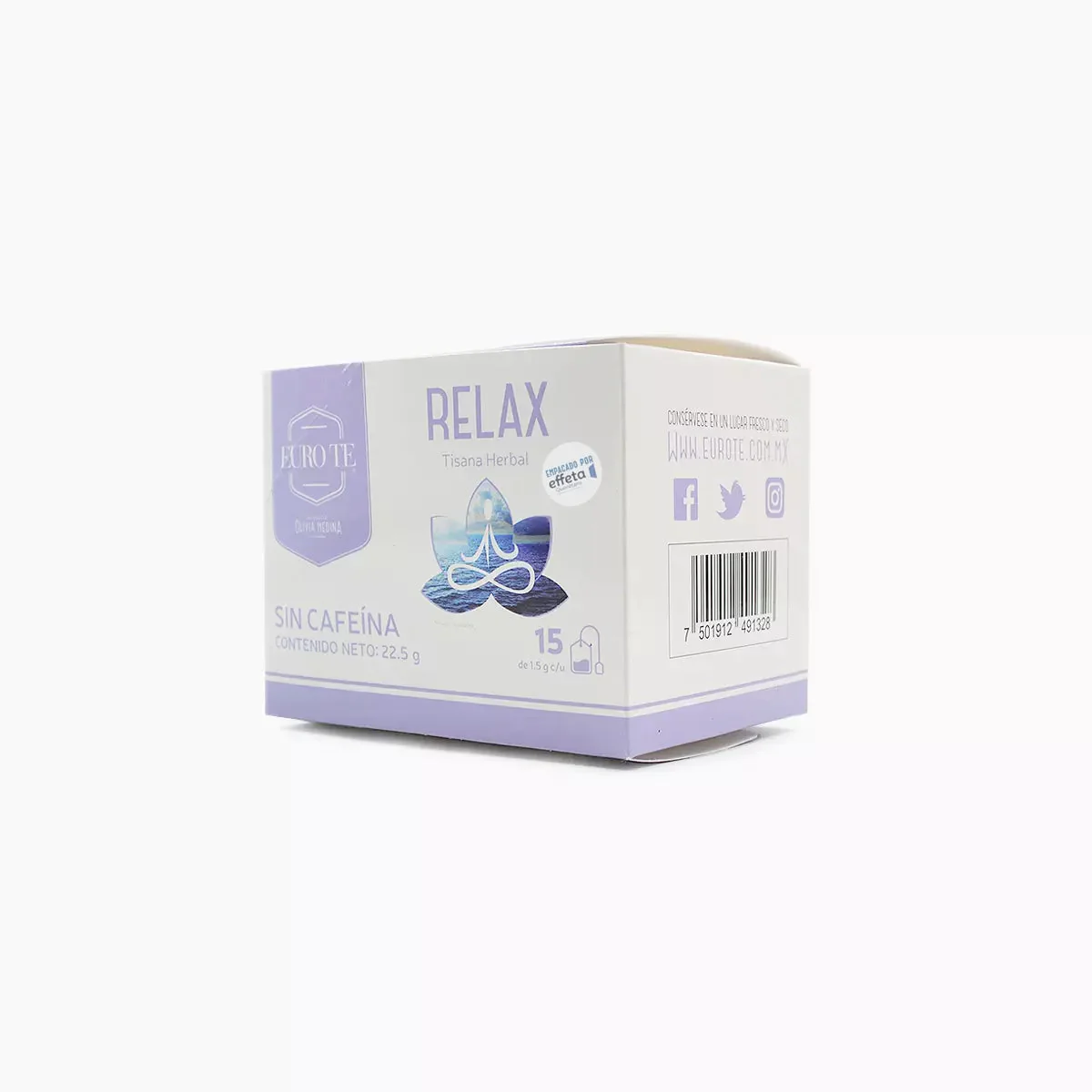 Tisana Herbal Relax Bolsita Euro Té® C/50 Piezas