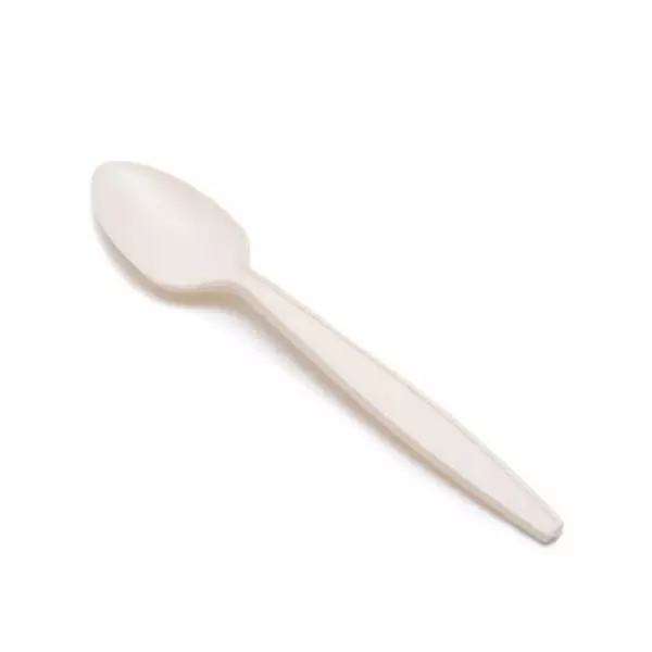 Cuchara mediana biodegradable paquete con 25 piezas