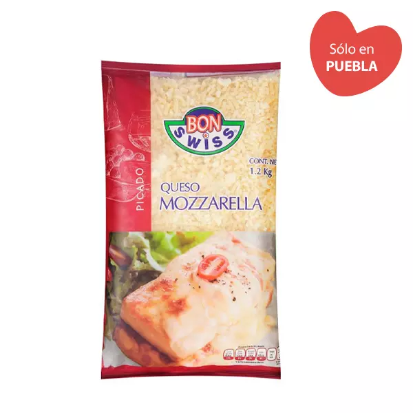 Queso Mozzarella Picado Bonswiss® 1.2 Kg