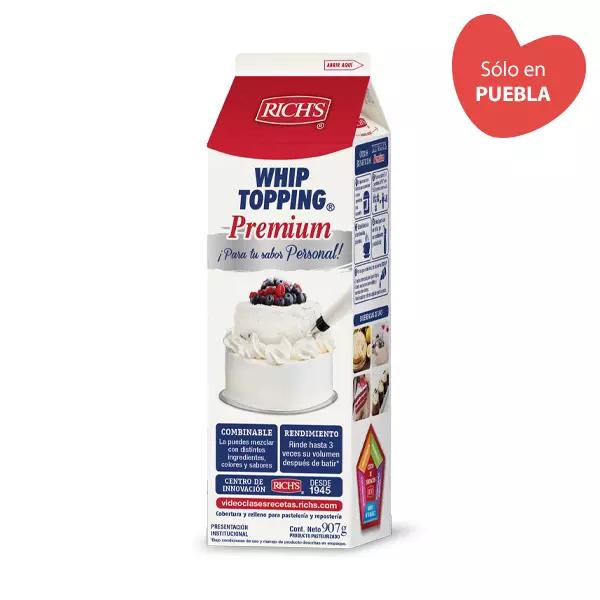 Crema Whip Topping® Premium Rich's® 907 Gr