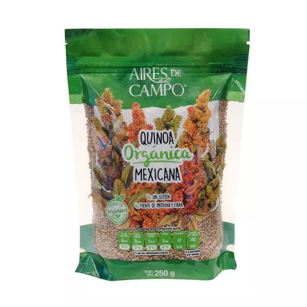 Quinoa Orgánica Mexicana Aires del Campo® 250 Gr