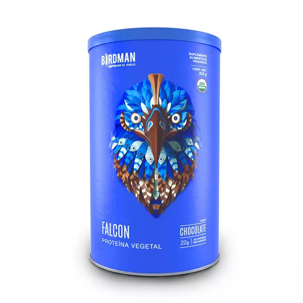 Proteina Vegana de Chocolate Falcon® 510 Gr