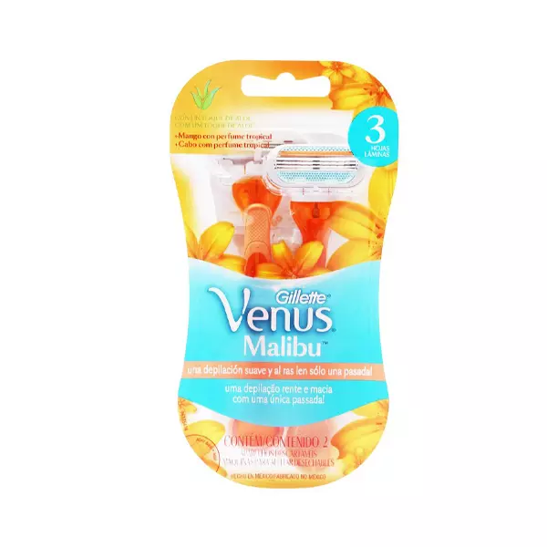 Máquina para Afeitar Gillette® Venus Malibu 2 Pz