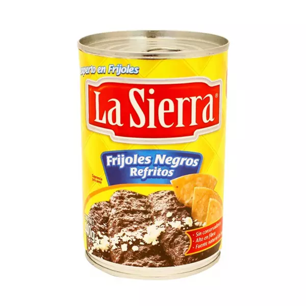 Frijoles Refritos Negros La Sierra® 440 Gr