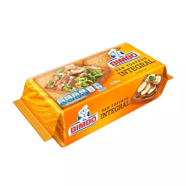 Pan Tostado Integral Bimbo® 250 Gr