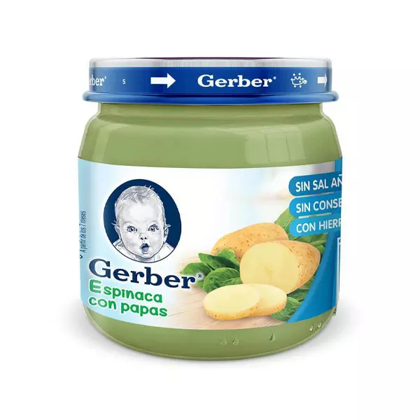Gerber® Espinaca con Papas 113 Gr