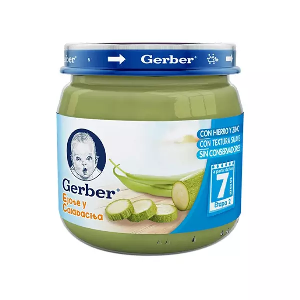 Gerber® Ejote y Calabacita 113 Gr