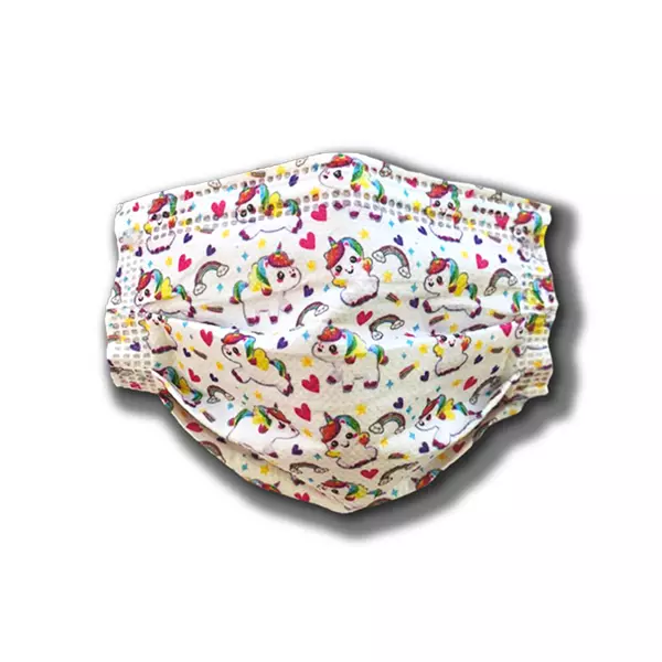 Cubrebocas Kids Unicornio JWR® 5 piezas