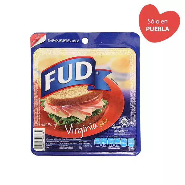 Jamón Virgina FUD® 290 gr