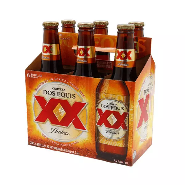 Cerveza XX® Ambar 6 botellas de 355 ml c/u